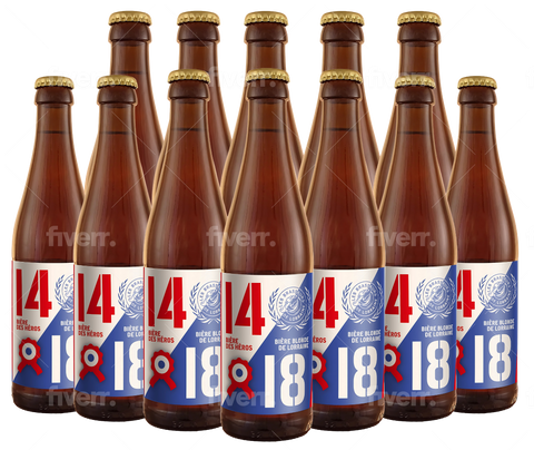 14 18 5% - 12 X 330ml - beer bottle