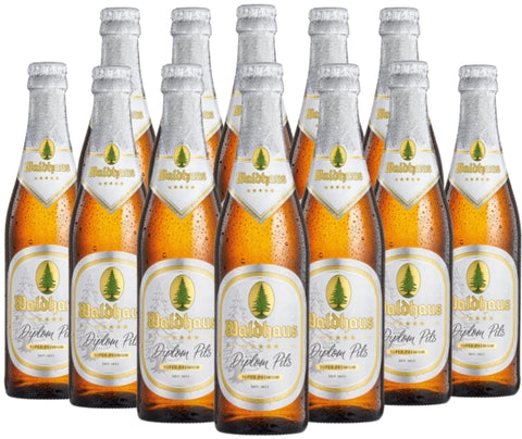Waldhaus - Diplom Pils - 12 x 500ml Bottles – 4.9% ABV