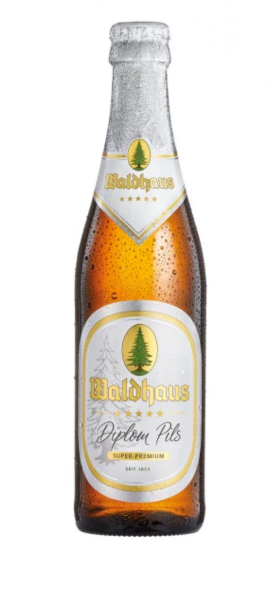 Waldhaus Diplom Pils 4.9% - 1x330ml - beer bottle