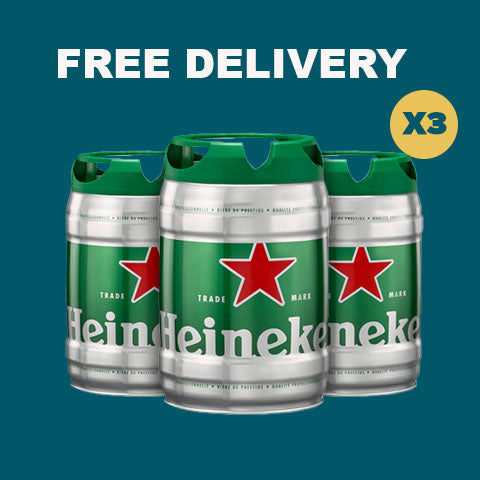 Bundle - 3 X Heineken 5L Draught Keg - COMING SOON!